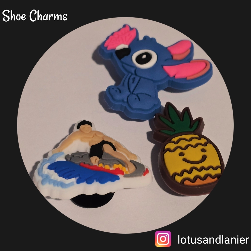 Shoe Charms Stitch Set Of 3